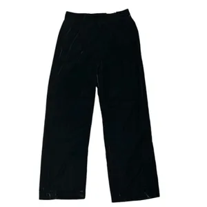 Old Navy Black Extra High Rise Velvet Wide Leg Pants(Size Small) thumbnail 4