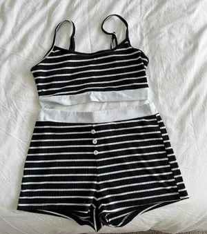 Striped Matching Set Multiple Size XS thumbnail 1