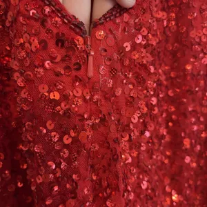 Primavera Couture 3572 Sz 2 Red Cocktail Formal‎ Dress Short Sequin Homecoming thumbnail 7