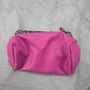 Tahari Purple Star Double Zipper Toiletries Snap‎ Makeup Cosmetics Bag thumbnail 7