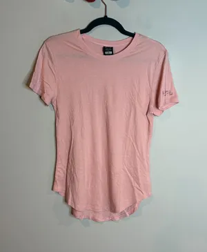APL pink sleeve logo tee thumbnail 1