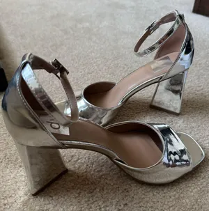 DV by Dolce Vita silver heel thumbnail 1