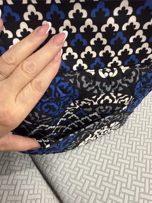 Vera Bradley Hipster Crossbody Canterbury Cobalt Tablet Bag w/Adjustable Strap thumbnail 4