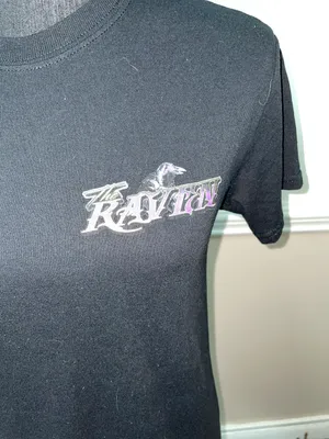 Gildan The Raven Car Black Short Sleeve Tee Shirt Size Small thumbnail 2