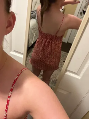 Free People Red Slip Dress thumbnail 6
