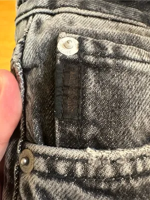 Superdry Mid Rise Wide Leg Jeans Black Wash 28/30 New thumbnail 8