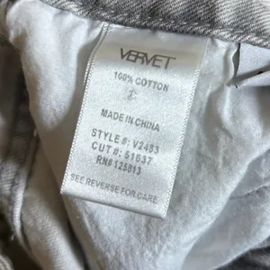 Vervet‎ Gray Leslie 90's Vintage Flare Jeans Size 28 thumbnail 7