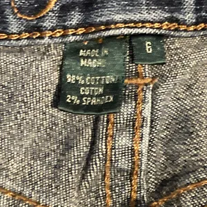 Lauren Ralph Lauren‎ Jeans Co Premium Blue Straight Leg High Rise Jeans Size 6 thumbnail 4