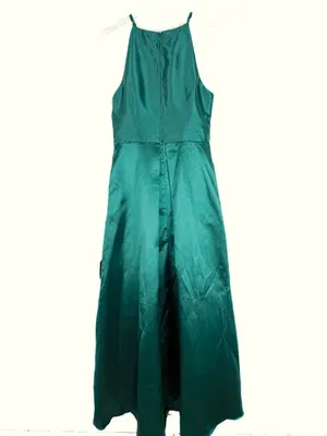 NWT Lulus Broadway Show Emerald Green High-Low Gown Dress Size Large L NEW thumbnail 11