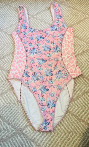 Love Shack Fancy Scoop Back Swimsuit thumbnail 1