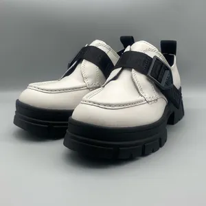 UGG Ashton Platform White Leather Lug Sole Women's Loafers Shoes - Size: 6.5 thumbnail 9