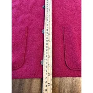Chico's Design Red buttoned knit pockets long sleeve wool sweater Size 0 (small) thumbnail 7