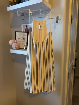 Express Yellow Striped Tank top thumbnail 5