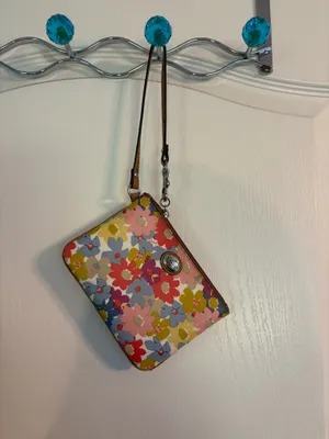 Colorful Vintage Coach Wristlet thumbnail 11