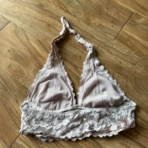 Lace Halter Bralette Pink Size M thumbnail 2