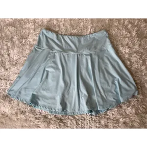 Light Aqua Tennis Skirt Skort Golf Athleisure Sz Large thumbnail 3