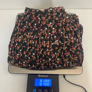 Trendyol Floral‎ Pleated Midi Skirt Green Pink Ditsy Print Elastic Waist Size 34 thumbnail 8