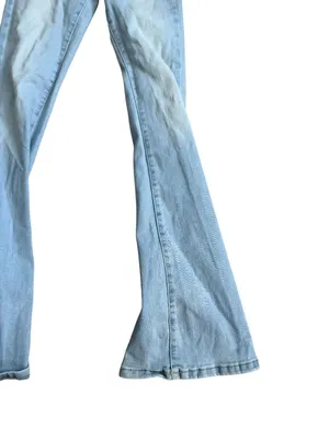 FREE PEOPLE Light Wash High Waist Flare Jeans Size 27 thumbnail 5