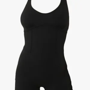 Cross Back Jumpsuit One Puece Workout Scrunch Butt Yoga Size Medium New thumbnail 4