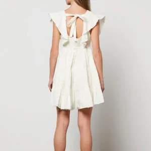 Free People Women's Undone Mini Dress - Ecru Wash Size Small NWT thumbnail 12