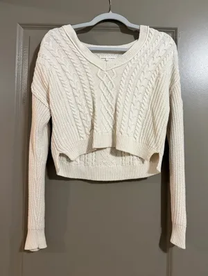 Aeropostale Sweater Cropped Knit thumbnail 1