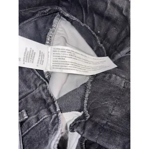 Abercrombie & Fitch A&F Mom Jean Women's 26/2 Black Paperbag High‎ Rise Belt thumbnail 5