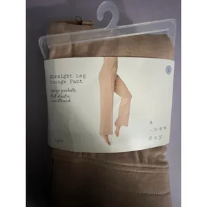 A New Day Women's Straight Leg Lounge Pants Cargo Pockets thumbnail 2