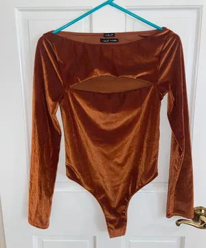 Urban Outfitters Velvet Bodysuit thumbnail 1