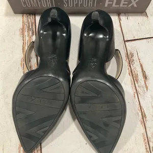 LIFE STRIDE SOFT SYSTEM SUKI BLACK CROSS‎ STRAP PUMPS thumbnail 3