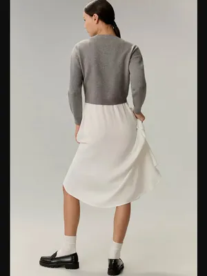 Anthropologie Gemini Twofer Sweater + Dress Set thumbnail 2
