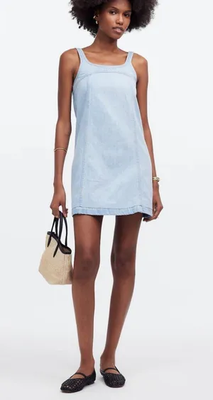 Madewell Denim Dress thumbnail 1