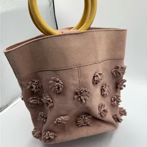 Anthropologie Alana Pommed Bucket Bag thumbnail 5