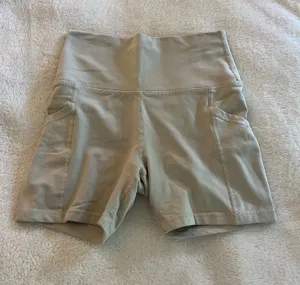 Aerie OFFLINE Tan Biker Shorts thumbnail 1