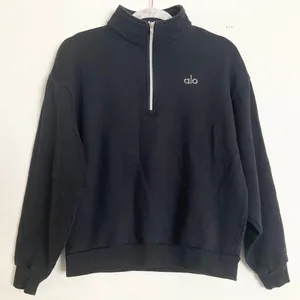 Alo Yoga Accolade 1/4 Zip Pullover Black XS thumbnail 2