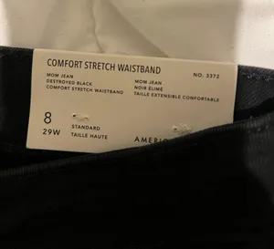 American Eagle Outfitters Mom Ripped Jeans thumbnail 2