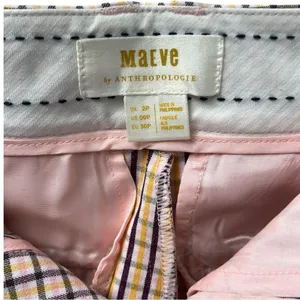 Maeve by Anthropologie Women’s Petite Plaid Dress Pant Size 2P thumbnail 4