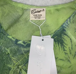 Exist one size lime multicolor cover up beach.  thumbnail 7