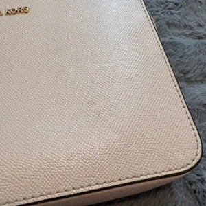 Michael Kors Baby Pink Saffiano Leather Crossbody Bag + Zip Wallet Set thumbnail 7