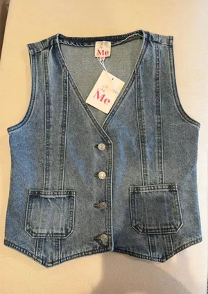 Denim vest Blue Size M thumbnail 1
