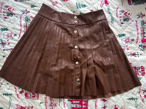 ZARA Leather Skirt thumbnail 1