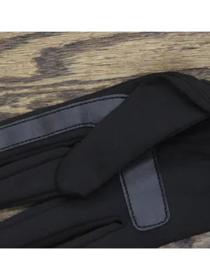 NWT Isotoner Signature Womens Rib-Knit Fleece-Lined Gloves 515M2 Black L/XL thumbnail 6