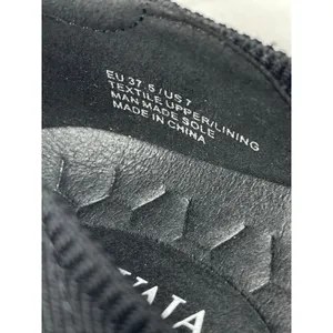 Vivaia womens Julie Arch Pro Almond Toe Block Heels Black 37.5 US 7 smart casual thumbnail 3
