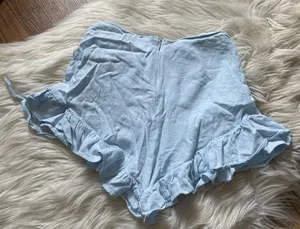 PRINCESS POLLY Herring Shorts In Powder Blue thumbnail 5