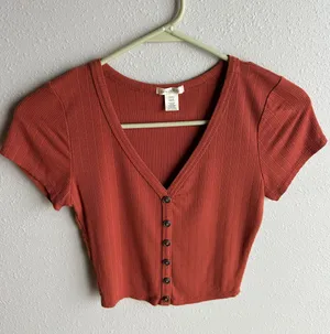 Orange cropped tee thumbnail 1