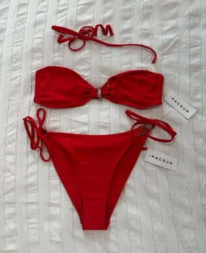 PacSun Red Bikini Set thumbnail 1
