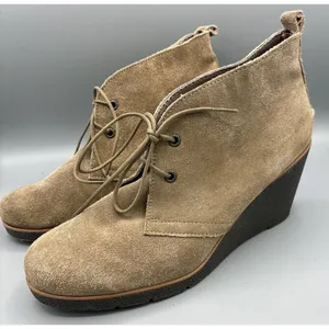 Sperry Harlow Suede Leather Chukka Wedge Ankle Boots‎ Womens 11 M thumbnail 1