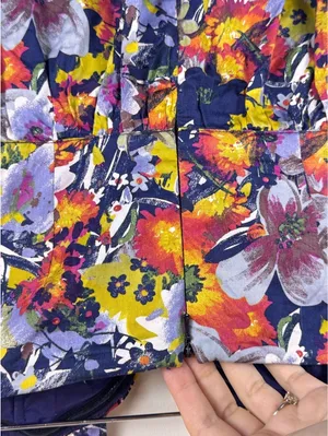 Porridge Anthropologie Floral Strapless Corset Bustier Peplum Top Size 6 thumbnail 8