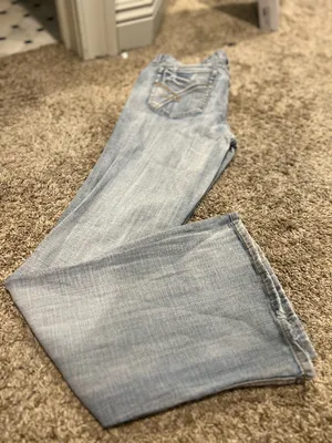 Light Wash Bootcut Jeans thumbnail 6
