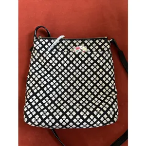 Kate Spade New York Victoria Classic Pink Stripe Crossbody Bag thumbnail 6