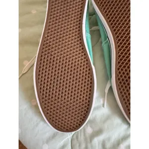 Vans Mint green lace-up sneakers featuring white rubber soles Women’s Size 10 thumbnail 16